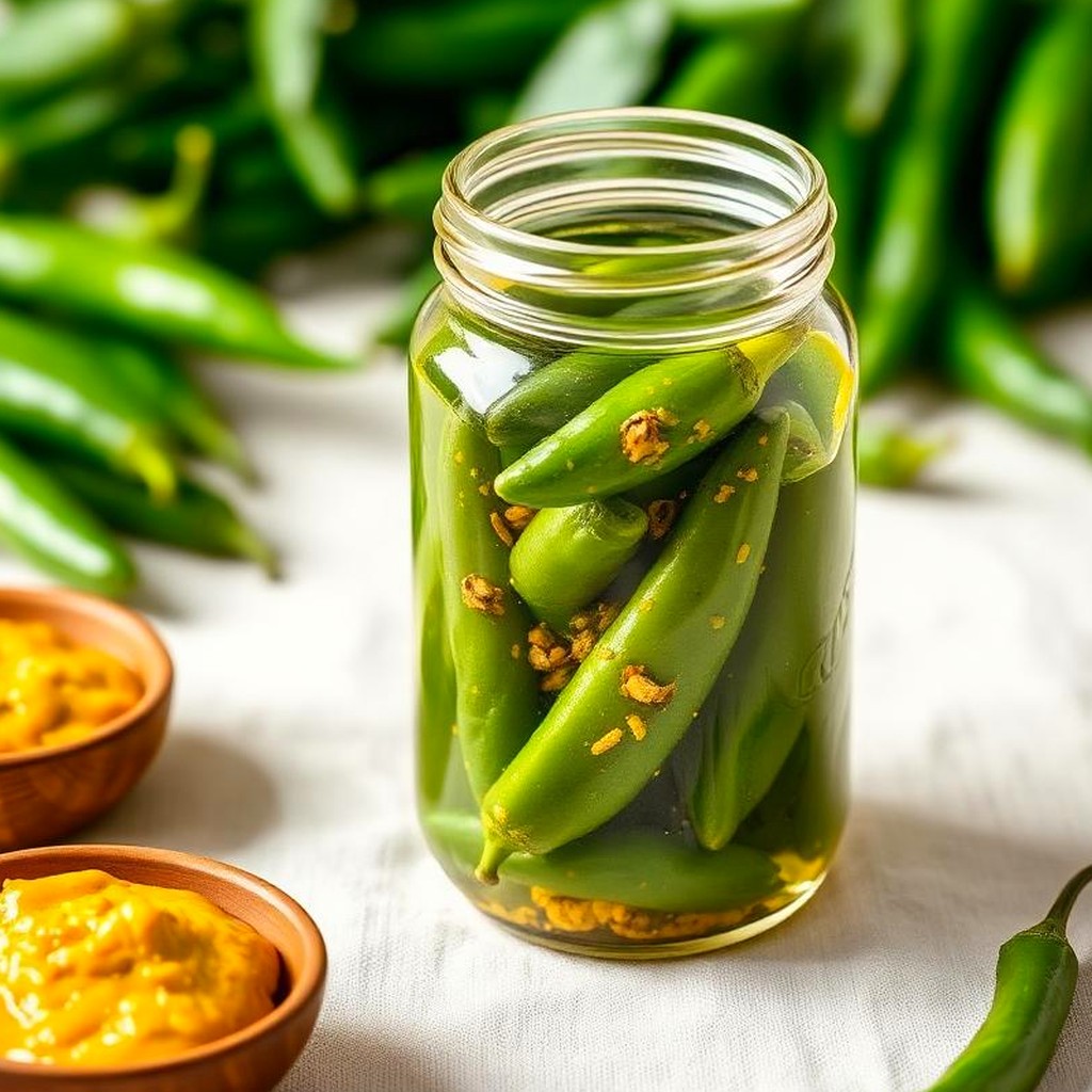 Maghi Munchies Less Oil Rai & Green Chilli Pickle view 4